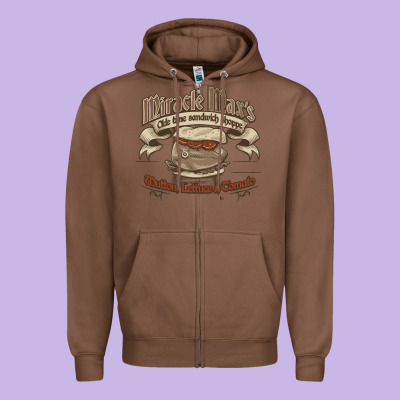Mutton Lettuce And Tomato Zipper Hoodie Designed By Artisfamous