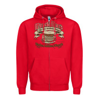 Red mutton lettuce and tomato Zipper Hoodie - artisFamous