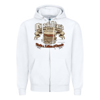 White mutton lettuce and tomato Zipper Hoodie - artisFamous
