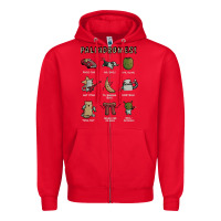 Red palindromes! Zipper Hoodie - artisFamous