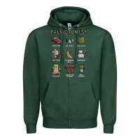 Sports Green palindromes! Zipper Hoodie - artisFamous