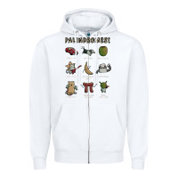 White palindromes! Zipper Hoodie - artisFamous
