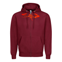 Burgundy staind new Zipper Hoodie - artisFamous