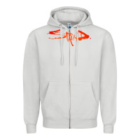 Dove Grey staind new Zipper Hoodie - artisFamous