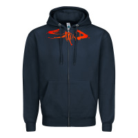 Navy staind new Zipper Hoodie - artisFamous