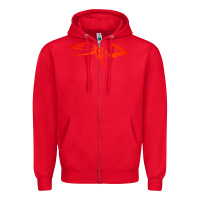 Red staind new Zipper Hoodie - artisFamous