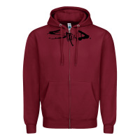 Burgundy staind new Zipper Hoodie - artisFamous