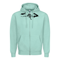 Seafoam staind new Zipper Hoodie - artisFamous