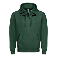 Sports Green staind new Zipper Hoodie - artisFamous