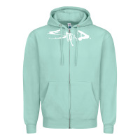 Seafoam staind new Zipper Hoodie - artisFamous