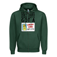 Sports Green arthur library card classic rachelrae09 Zipper Hoodie - artisFamous