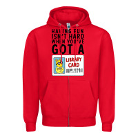 Red arthur library card classic rachelrae09 Zipper Hoodie - artisFamous