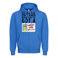 True Royal arthur library card classic rachelrae09 Zipper Hoodie - artisFamous
