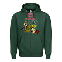 Sports Green yogi bear & boo boo Zipper Hoodie - artisFamous