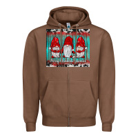 Chestnut merry christmas gnomies tumbler Zipper Hoodie - JahusDesignShop