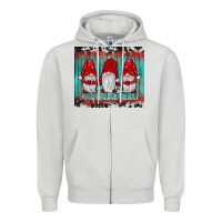 Dove Grey merry christmas gnomies tumbler Zipper Hoodie - JahusDesignShop