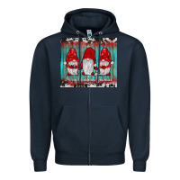 Navy merry christmas gnomies tumbler Zipper Hoodie - JahusDesignShop