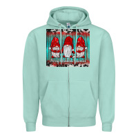 Seafoam merry christmas gnomies tumbler Zipper Hoodie - JahusDesignShop