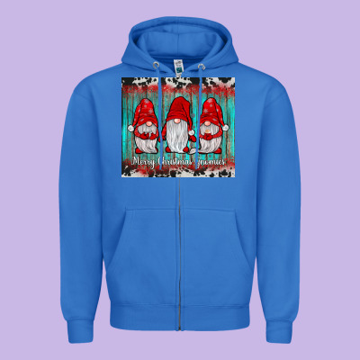 Merry Christmas Gnomies Tumbler Zipper Hoodie Designed By Jahusdesignshop