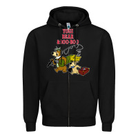 Black yogi bear & boo boo Zipper Hoodie - artisFamous