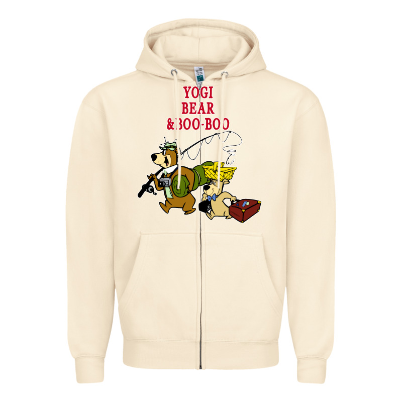 Yogi Bear & Boo Boo Zipper Hoodie by artisFamous | Teevron