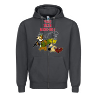 Smoke yogi bear & boo boo Zipper Hoodie - artisFamous