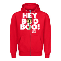 Red yogi bear Zipper Hoodie - artisFamous