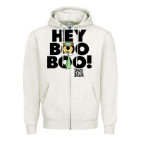 Oatmeal Heather yogi bear Zipper Hoodie - artisFamous