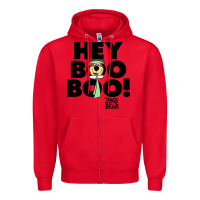 Red yogi bear Zipper Hoodie - artisFamous