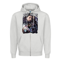 Dove Grey bucky barnes a hero Zipper Hoodie - artisFamous