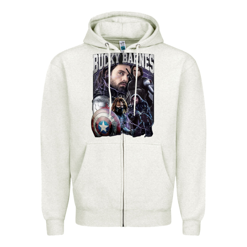 Bucky Barnes A Hero Zipper Hoodie by artisFamous | Teevron