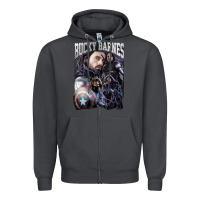 Smoke bucky barnes a hero Zipper Hoodie - artisFamous