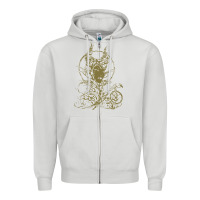 Dove Grey sleeping beauty maleficent crow branchesy Zipper Hoodie - artisFamous