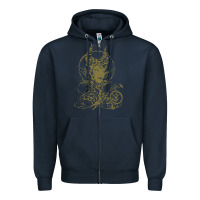 Navy sleeping beauty maleficent crow branchesy Zipper Hoodie - artisFamous