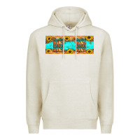 Oatmeal Heather Thankful mama mama mama Premium Hoodie - Artiststas