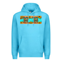Ocean Blue Thankful mama mama mama Premium Hoodie - Artiststas