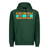 Sports Green Thankful mama mama mama Premium Hoodie - Artiststas