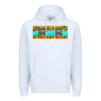 White Thankful mama mama mama Premium Hoodie - Artiststas