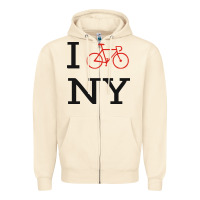 Sandshell i bike ny funny bike Zipper Hoodie - artisFamous