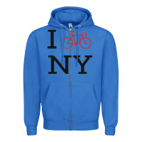 True Royal i bike ny funny bike Zipper Hoodie - artisFamous