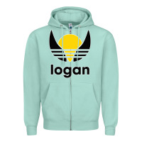 Seafoam logan Zipper Hoodie - artisFamous