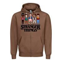 Chestnut stranger kids Zipper Hoodie - artisFamous