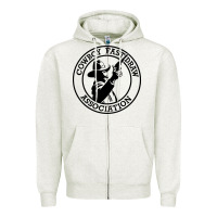 Oatmeal Heather cowboy fast draw association Zipper Hoodie - artisFamous