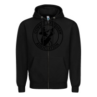 Black cowboy fast draw association Zipper Hoodie - artisFamous