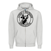 Dove Grey cowboy fast draw association Zipper Hoodie - artisFamous