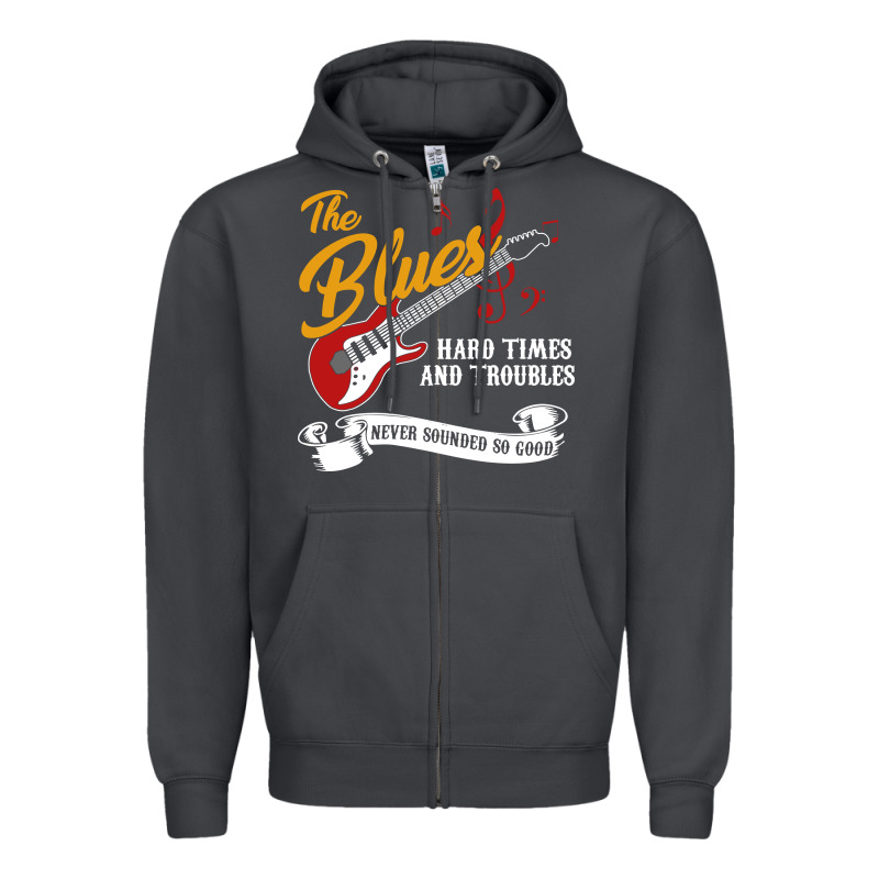 The Blues Music Zipper Hoodie by artisFamous | Teevron