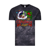 Cloud Black oh christmas night snow globe Vintage Tee - BundleAndBundleShop