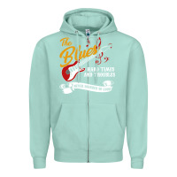 Seafoam the blues music Zipper Hoodie - artisFamous