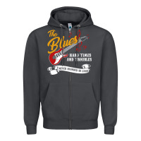 Smoke the blues music Zipper Hoodie - artisFamous