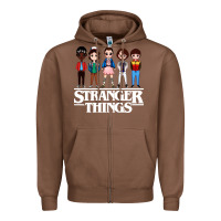 Chestnut stranger kids Zipper Hoodie - artisFamous